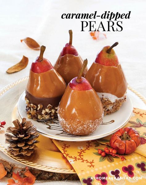 Poached Pears Recipe, Caramel Pears, Caramel Dip, Pear Recipes, Southern Lady, Caramel Recipes, Scrumptious Desserts, Fall Baking, Sweetened Condensed Milk