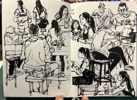 Sketchbook Layout, Charles De Gaulle Airport, Life Sketch, Design Comics, Observational Drawing, Sketches Of People, Sketching Drawing, Figure Sketching, Urban Sketchers