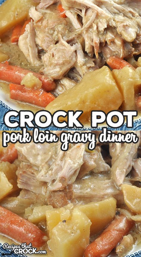 Pork Loin In A Crockpot Recipe, Crock Pot Pork Tenderloin Recipes Easy, Pork Loin Crock Pot Recipes With Potatoes, Pork Roast Crock Pot Recipes With Gravy, Pork Half Loin Recipes Crock Pot, Crockpot Pork Loin With Gravy, Crockpot Recipes With Pork Loin, Pork Loin Pot Roast Crock Pot Recipes, Crock Pot Pork Roast With Gravy