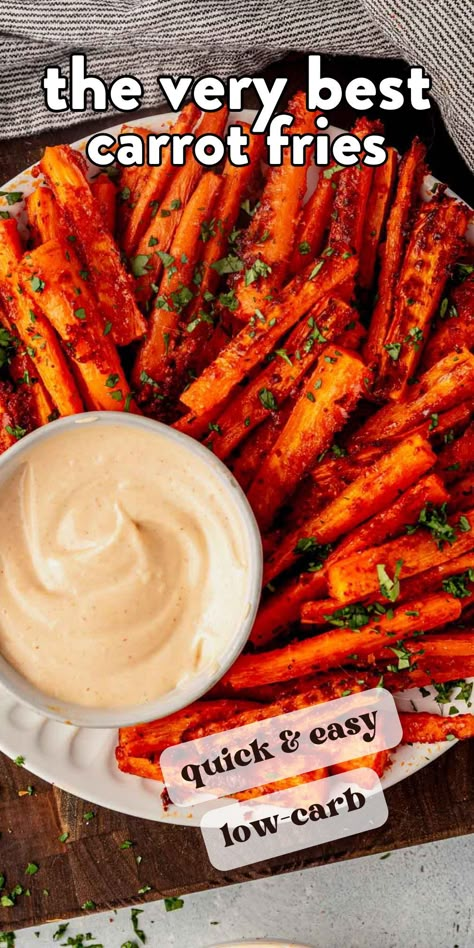 Veggie Straws Recipe, Homemade Veggie Straws, Carrot Appetizers, Crispy Parm Carrot Sticks, Air Fried Carrot Chips, Airfryer Carrot Fries, Healthy Carrot Fries, Carrot Snacks, Airfry Carrot Fries