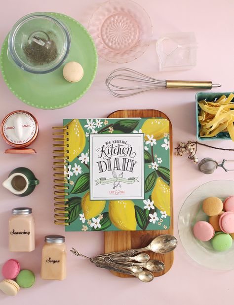 The Keepsake Kitchen Diary by Lily & Val is a one-of-a-kind family cookbook because we've made room for what makes the recipes special: The memories and stories that go with them! Lily And Val, Recipe Notebook, Wedding Chalkboard Signs, Chalkboard Print, Diary Covers, Long Holiday, Family Cookbook, Yarn Wall Hanging, Cooking Guide