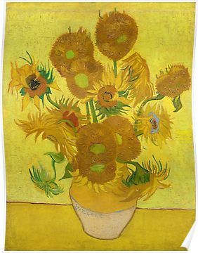 Vase With Fifteen Sunflowers, Vincent Willem Van Gogh, Van Gogh Sunflowers, Arte Van Gogh, Van Gogh Museum, Van Gogh Paintings, Homeschool Art, Paul Gauguin, Sunflower Painting