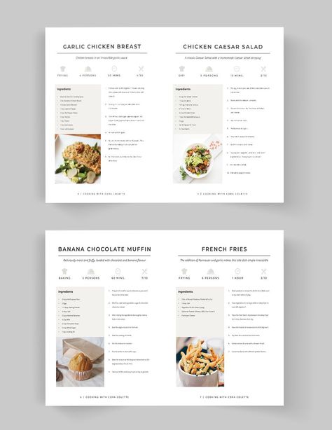 Self Publish Cookbook Template in Word, PSD, Apple Pages, Publisher, InDesign Outdoors Tattoos, Recipe Design, Homemade Recipe Books, Recipe Book Design, Design Humor, Diy Cookbook, Recipe Book Diy, Recipe Book Templates, Cookbook Design