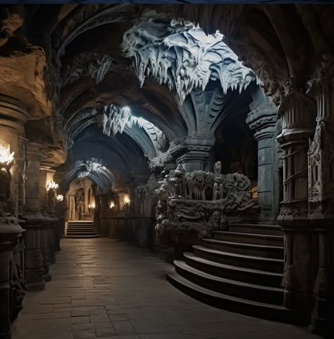 Dragonstone Castle Aesthetic, Dragon Castle Aesthetic, Dragonstone Castle Art, Dragon Lair Concept Art, Villain Hideout Aesthetic, Castle Dungeon Aesthetic, Elven Castle Interior, Fantasy Castle Inside, Dragonstone Castle Interior