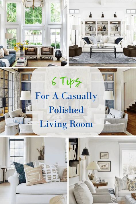 Designer Mary Ann Pickett's Decor Advice for Your Living Room #livingroom #Polished #finished  #styled Living Room Classic, Casual Home, Mary Ann, Classic Casual, Home Hacks, Home Interior, Great Rooms, Living Rooms, Living Decor