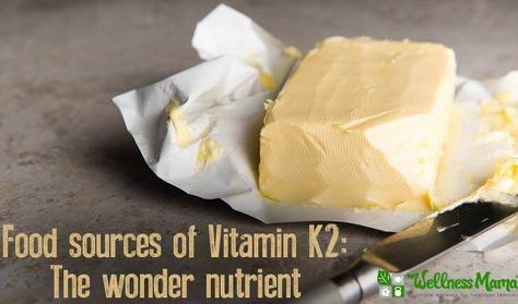 Food sources of Vitamin K2 Vitamin K2 Benefits, Vitamin K Foods, Vitamin K Deficiency, Wellness Mama, Eat This Not That, Magnesium Deficiency, Fat Soluble Vitamins, Vitamin K2, Health Vitamins