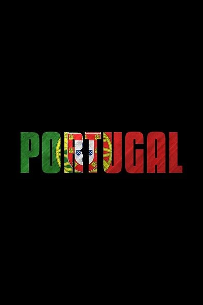 A bold text design with an awesome font that features a beautiful overlay of the flag of Portugal. Taking cool logos to the next level. Portugal Flag Wallpaper, Logo Portugal, Ronaldo Logo, Cr7 Logo, Portugal Wallpaper, Portugal Tattoo, Portugal Instagram, Portugal Fc, Portugal National Football Team