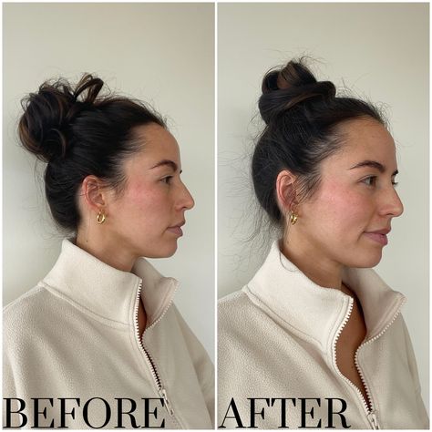 chris appleton tiktok knotted messy bun hack How To Top Knot, Claw Clip Top Bun, Low Bun Wedding Hair Bridesmaid, How To Tie A Top Knot, How To Top Knot Bun, Perfect Top Knot, Top Knot Hairstyle, Mid Bun Tutorial, Top Knots For Medium Hair