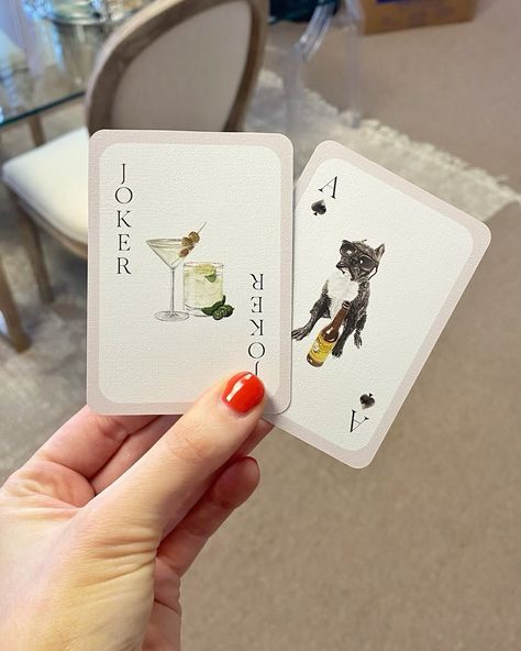 Custom playing cards—a favor your guests will enjoy for years after your wedding! ♥️♣️♠️ #pcdcustom Card Deck Wedding Favors, Custom Wedding Playing Cards, Wedding Favors Deck Of Cards, Custom Deck Of Cards Wedding, Wedding Playing Cards Favors, Custom Playing Cards Wedding Favor, Custom Wedding Touches, Playing Card Wedding Favors, Custom Cards Deck