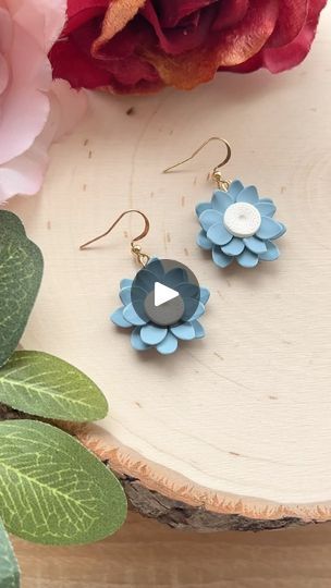 7.5K views · 399 reactions | Using @sculpey_official new Soufflé color Hydrangea to create these gorgeous flowers 😍

#polymerclay #iliacreations #handmadejewelry #handmadeearrings #earrings #sculpey #sculpeysouffle | Sculpey | kellywearstler · Original audio Gorgeous Flowers, Polymer Clay Jewelry, Clay Jewelry, Handmade Earrings, Hydrangea, Polymer Clay, Handmade Jewelry, Audio, To Create