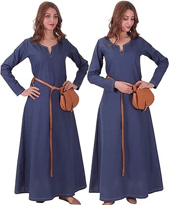 Viking Dress Woman Medieval Collectibles, Medival Kirtle Dress, Viking Dress Woman Amazon.com, Authentic Viking Dress, Viking Dress With Corset, Viking Dress Medieval Collectibles, Womens Viking Costume Medieval Collectibles, Sleeveless Viking Dress, Viking Costume Pattern