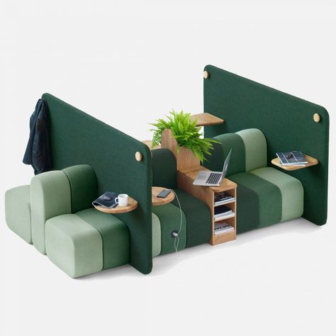 Office Booth Design, Office Booth, Modular Office Furniture, Modular Office, Modul Sofa, Office Furniture Design, Creative Workspace, Office Seating, Design Del Prodotto