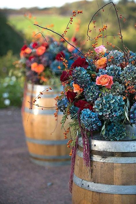 Country Wedding Flowers, Flowers And Greenery, Rustic Fall Wedding, November Wedding, Wine Country Wedding, Fall Wedding Flowers, Have Inspiration, Fall Wedding Decorations, Wedding Flower Arrangements