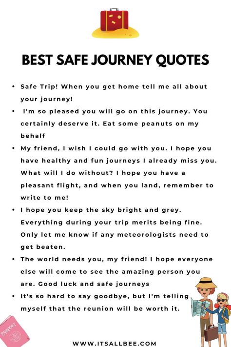 Happy Journey Story Ideas, Safe Journey Quotes For Best Friend, Safe Travels Quote For Him, Happy Journey Wishes For Him, Safe Journey Quotes, Have A Safe Journey Wishes For Sister, Safe Flight Wishes For Sister, Happy Journey Wishes For Sister, Safe Journey Wishes Friends