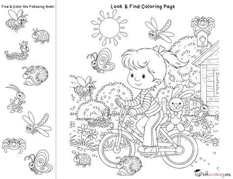 Look & Find Coloring Pages for Facebook Fans | Totschooling - Toddler and Preschool Educational Printable Activities Hidden Pictures Printables, Hidden Picture Puzzles, Personalized Coloring Book, Look And Find, Hidden Pictures, Picture Puzzles, Hidden Objects, Tot School, Educational Printables