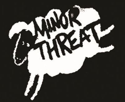 Minor Threat - Sheep With Name - Button Grunge Logos Aesthetic, Minor Threat Logo, Minor Threat Poster, Crust Skirt, Punk Band Logos, Punk Logos, Punk Buttons, Punk Crafts, Punk Typography