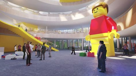 Lego to build new headquarters in Denmark - Business Insider Lego App, Mini Golf Course, Lego News, Defying Gravity, Lego Space, Lego Group, Lego Building, Lego Sets, Lounge Areas