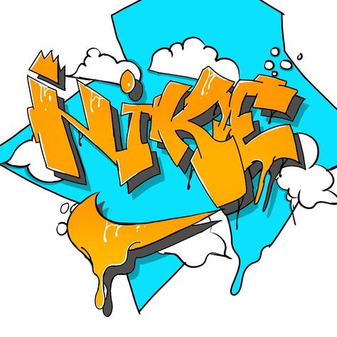 Digital Graffti style Nike logo design Graffiti Nike Logos, Nike Art Logo, Graffiti Painting Ideas, Nike Logo Art, Nike Logo Art Design, Wallpaper Iphone Graffiti, Drawing Ideas Graffiti, Graffiti Art Drawing Ideas, Doodles Graffiti