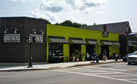 Mall Facade, Retail Facade, Bakery Design Interior, Retail Store Interior Design, Shop Facade, Storefront Design, Supermarket Design, Coffee Shop Bar, Store Displays