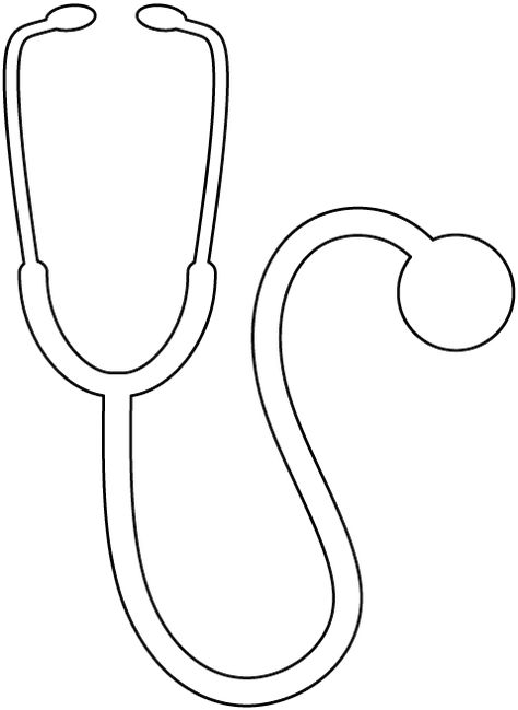 Preschool Stethoscope Craft, Diy Stethoscope Kids, Stethoscope Doodle, Mdf Stethoscope, Community Helpers Preschool Activities, Stethoscope Svg, Coloring Crafts, Community Helpers Preschool, Community Helpers