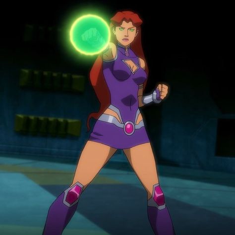 Diy Star Fire Costume, Starfire Judas Contract Costume, Star Fire And Nightwing Costume, Starfire Casual Outfit, Dcamu Starfire, Star Fire Outfit, Starfire And Black Fire Matching, Starfire Wig, Black Starfire Cosplay