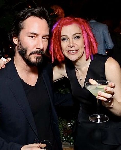 Keanu Reeves & Lana Wachowski Lana Wachowski, Keanu Reeves Movies, Keanu Reeves, Fan, Stars, Beauty, Quick Saves, Instagram