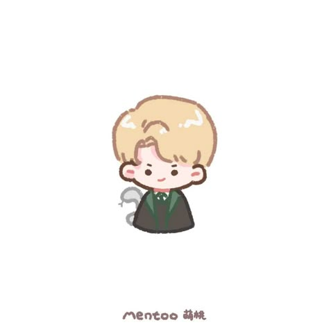 Cute Harry Potter, Draco Malfoy Aesthetic, Mini Doodle, Harry Potter Icons, Tom Felton Draco Malfoy, Minimalist Drawing, Harry Potter Fan Art, Mini Drawings, Cute Chibi