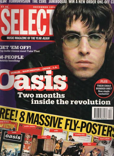 Select Magazine Website Concert Poster Wall, What's The Story Morning Glory, Pulp Band, Blur Band, Jarvis Cocker, Oasis Band, Liam And Noel, Rod Wave, Music Poster Ideas