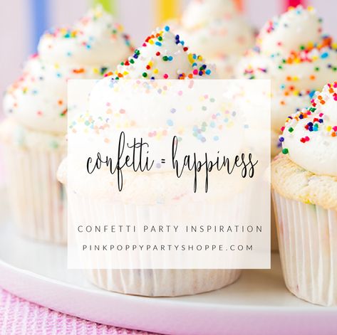 Confetti Party Theme, Sprinkle Birthday, Birthday Gathering, Sprinkles Birthday Party, Confetti Theme, Confetti Cupcakes, Confetti Birthday Party, Tenth Birthday, Sprinkle Party