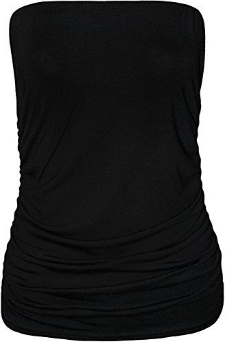 Plus Size Clothing Uk, Long Tube Top, Womens Clothing Store, Cheap Plus Size Clothing, Womens Tops Dressy, Black Bandeau, Knitted Tops, Womens Tops Summer, Girls Wardrobe