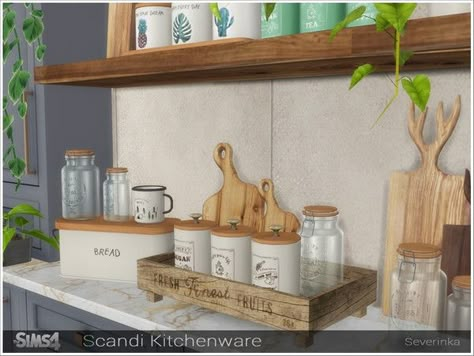 Severinka_'s Scandi Kitchenware Sims 4 Farmhouse Clutter Cc, Sims4 Farmhouse Cc, Sims 4 Cc Farmhouse Decor, Sims 4 Kitchen Decor Cc, Sims 4 Cc Farmhouse, Sims 4 Cc Boho Furniture, Sims 4 Farmhouse Cc, Scandi Furniture, Sims 4 Kitchen