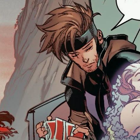 Gambit Comic, Comfort Couple, Comic Pfp, Gambit X Men, Gambit Marvel, Marvel Rogue, Remy Lebeau, Cajun Spice, Xmen Art