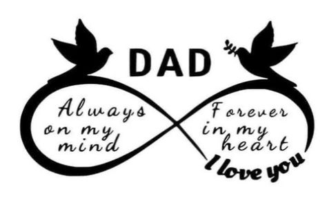 Tattoos About Mom, Dad Memorial Quotes, Dad In Heaven Quotes, Tattoos For Dad Memorial, Memorial Design, I Miss You Dad, Father Tattoos, Remembering Dad