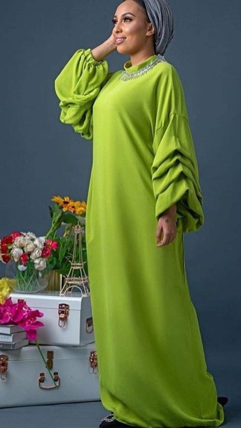 Bubu Kaftan Styles, Abaya Styles, Hijab Stile, Kaftan Styles, Long African Dresses, Kaftan Designs, Abaya Style, Lace Gown Styles, African Maxi Dresses