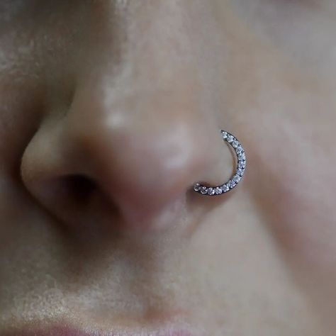 18g Nose Ring, Nose Peircing, Nose Ring Designs, Cute Nose Rings, Nose Jewels, Nose Piercing Ring, Nose Ring Jewelry, Nostril Ring, Nose Shapes