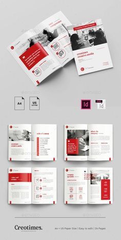 Company Project Proposal Vol. 5 by creotimes | GraphicRiver Layout Design Magazine, Booklet Design Layout, Company Brochure Design, 잡지 레이아웃, Brochure Design Layout, Page Layout Design, Proposal Design, Desain Editorial, Documents Design