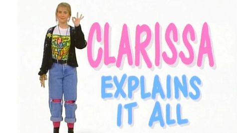 Keith Haring Shirt, Clarissa Explains It All, 90s Nickelodeon, 90s Tv Shows, Melissa Joan Hart, Ugly Betty, Nickelodeon 90s, Pink Tights, 90s Memories