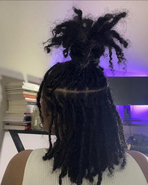 Loc Ideas, Natural Locs, Loc Inspiration, Short Locs, Hair Locs, Short Locs Hairstyles, Loc Hairstyles, Starter Locs, Dreadlock Styles