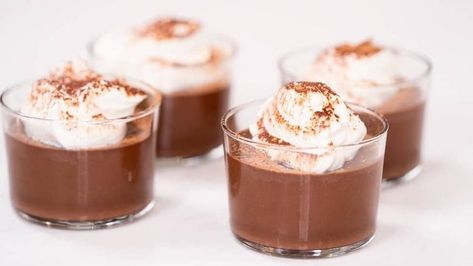 Buttermilk Pudding, Create Tv Recipes, Southern Holiday Recipes, Recipes With Whipping Cream, October 3rd, Custard Recipes, Rich Desserts, Individual Servings, Decadent Chocolate