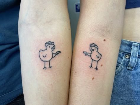 Matching South Park Tattoos, Correlating Tattoos Friends, Bro Tattoos, Austin Tattoo, Cute Matching Tattoos, Matching Tats, Meaningful Tattoo Quotes, Small Tats, Bff Tattoos