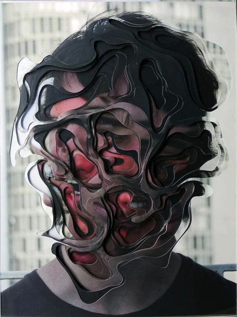 The Mind Bending Distortions of Lucas Simoes [22 pics] Lucas Simoes, Matthieu Bourel, Daniel Richter, Distortion Art, A Level Photography, Layered Art, Art Appliqué, Gcse Art, Arte Inspo