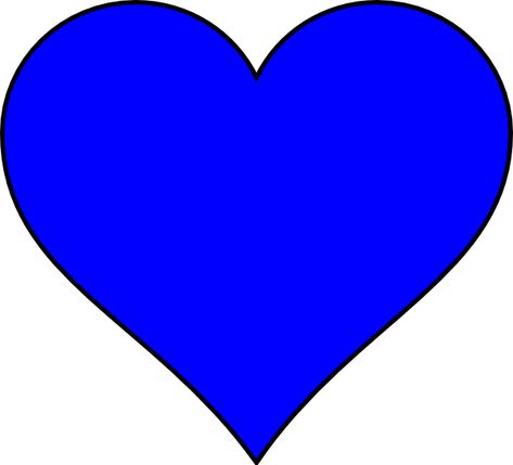 Heart Graphic Design, Color Heart, Art Heart, Heart Graphic, Best Pictures, Blue Heart, Public Domain, Heart Shape, Clip Art