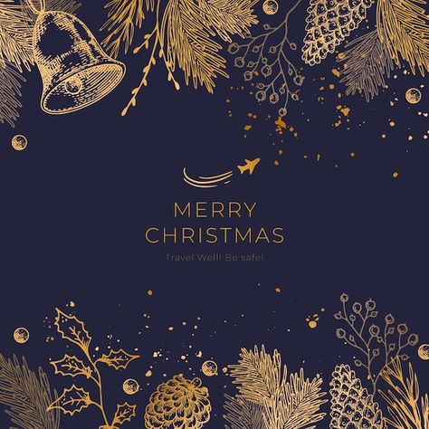 Traditional Christmas Illustration, Modern Christmas Graphic Design, Christmas Packaging Design Inspiration, Christmas Box Design, Christmas Cards Design, Christmas Packaging Design, Christmas Ecard, Merry Christmas Illustration, Free Christmas Card