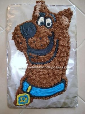 Homemade Scooby Doo Birthday Cake: I found a coloring page image of Scooby Doo and used it to create a template for my grandson Brady's second birthday cake. I transferred the picture to Scooby Cake Ideas, Scooby Doo Cupcake Cake, Scooby Doo Birthday Cake Diy, Scooby Doo Sheet Cake, Spooky Scooby Doo Cake, Scooby Snack Cupcakes, Scooby Doo Birthday Cake, Scooby Doo Cake, Scooby Doo Birthday Party