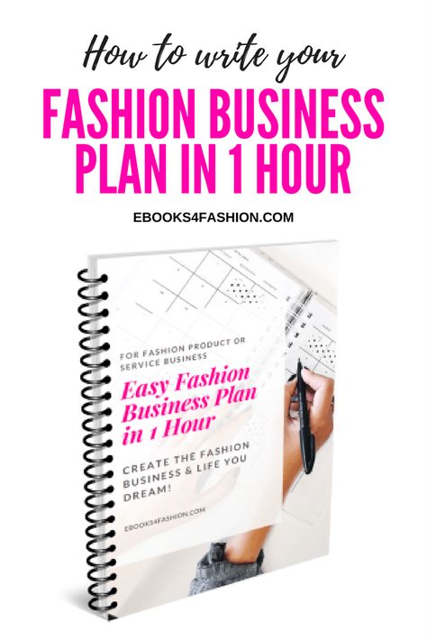 Easy Fashion Business Plan in 1 Hour Business Plan Sample Pdf, Fashion Design Business, Fashion Business Plan, Starting A Clothing Business, Homemade Clothes, Fashion Illustrators, Business Plan Template Free, Guide Template, Clothing Business