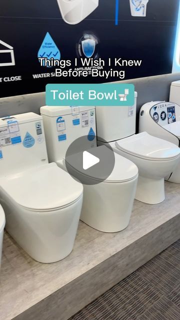 9 Creation Interior Design on Instagram: "Your ultimate guide to choosing the right toilet bowl 🚽 Shop: Lights & Bathroom Solutions@Tradehub21 #9creation #sghome #toiletbowl #toilet #bathroom #sg" Bath And Toilet Ideas, Toilet In The Shower Design, Modern Toilets Ideas, Toilet Accessories Ideas, Toilet Lighting Ideas, Bathroom Toilet Ideas, Black Toilet Bathroom Ideas, Toilet Bowl Design, Toilets Designs