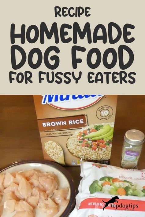 Homemade Dog Food For Picky Eaters Dog Kibble Recipe, Dog Food Recipe, Cook Dog Food, Picky Palate, Make Dog Food, Easy Dog Treats, Fussy Eaters, Food Topper, Human Food