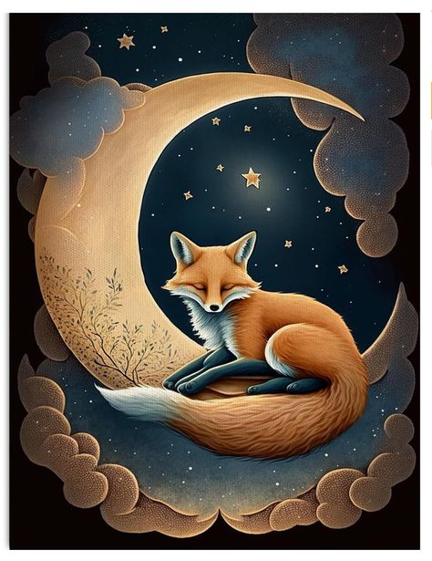 Foxes Cute, Fox Drawings, Artwork Animals, Totem Art, Fox Totem, Red Foxes, Art Deco Artwork, Backgrounds For Phones, Decoupage Glass