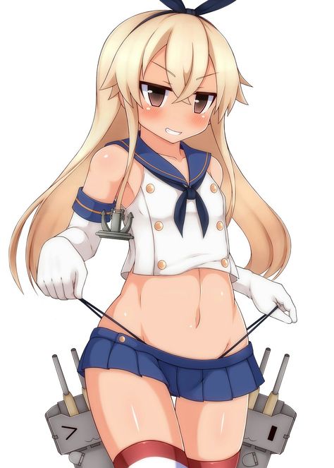 loli | kawaii | anime | manga | otaku | flat is justice Striped Clothes, Elbow Gloves, Eyes Closed, Closed Eyes, Kantai Collection, Background White, Bow Hair, Simple Backgrounds, White Gloves