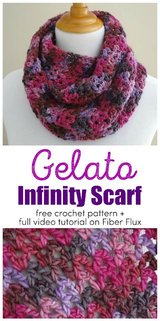 Knitting Scarfs, Crochet Infinity Scarf Pattern, Crocheted Scarves, Bookmark Crochet, Infinity Scarf Pattern, Crochet Needlework, Scarf Patterns, Neck Warmers, Crafts Crochet